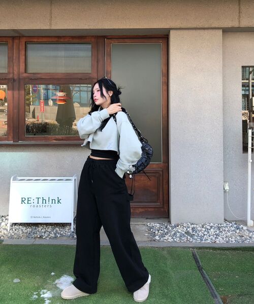 EPISODE UNTITLED(エピソードアンタイトルド)の「LUNA DYING APPLIQUE CROP HOODIE_MINT KHAKI(パーカー・レディース・その他・1/2)」の10枚目の写真