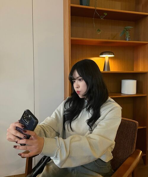 EPISODE UNTITLED(エピソードアンタイトルド)の「LUNA DYING APPLIQUE CROP HOODIE_MINT KHAKI(パーカー・レディース・その他・1/2)」の12枚目の写真