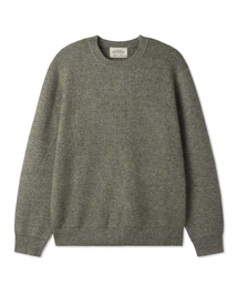 BLACKBROWN（ブラックブラウン）の「Wool Blend Sweater [KHAKI]（ニット/セーター）」