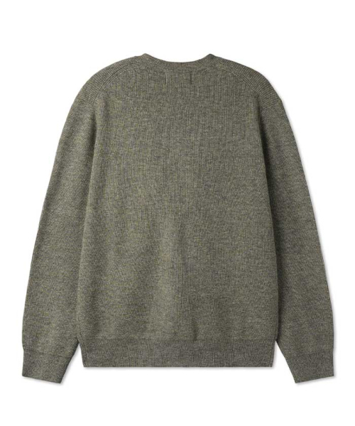 BLACKBROWN（ブラックブラウン）の「ウールブレンドニット [カーキ]（ニット/セーター・メンズ・その他・MEDIUM/LARGE）」の2枚目の写真