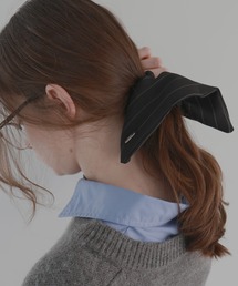 Mili affinity（ミリアフィニティー）の「ストライプスクエアシュシュ（シュシュ）」