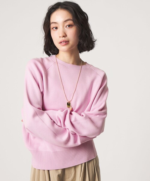 CITEN（シテン）の「＜CITEN＞CITENロゴニット（ニット/セーター・レディース・ブラック/ベージュ/ピンク・FREE）」の21枚目の写真