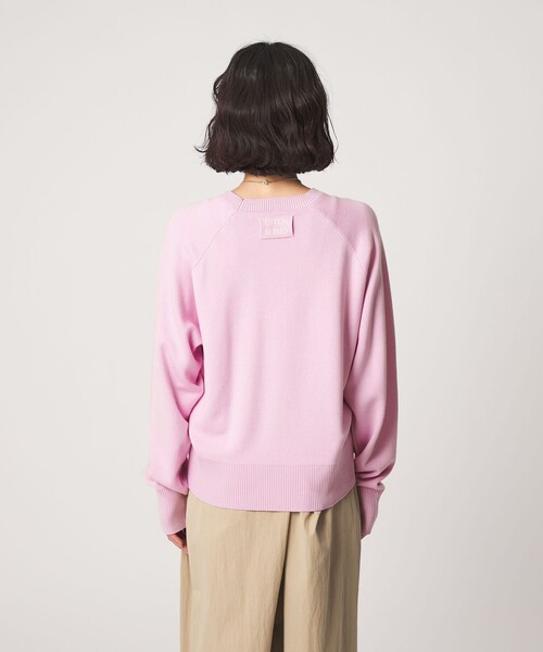 CITEN（シテン）の「＜CITEN＞CITENロゴニット（ニット/セーター・レディース・ブラック/ベージュ/ピンク・FREE）」の4枚目の写真