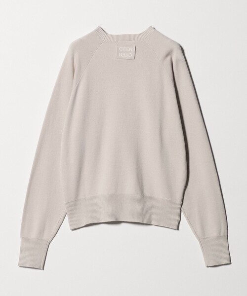 CITEN（シテン）の「＜CITEN＞CITENロゴニット（ニット/セーター・レディース・ブラック/ベージュ/ピンク・FREE）」の6枚目の写真