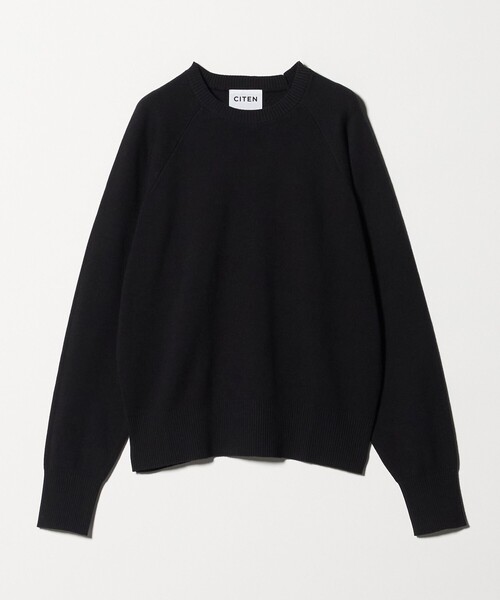 CITEN（シテン）の「＜CITEN＞CITENロゴニット（ニット/セーター・レディース・ブラック/ベージュ/ピンク・FREE）」の11枚目の写真