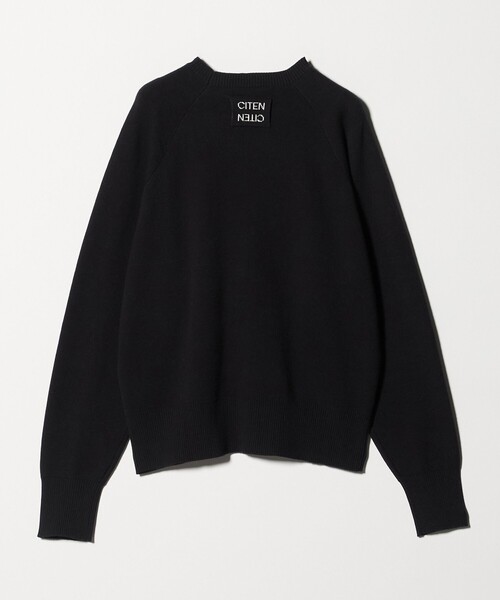 CITEN（シテン）の「＜CITEN＞CITENロゴニット（ニット/セーター・レディース・ブラック/ベージュ/ピンク・FREE）」の12枚目の写真