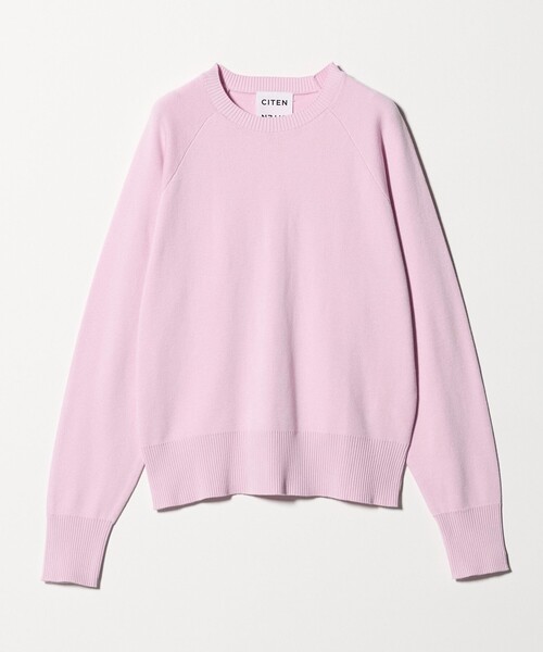 CITEN（シテン）の「＜CITEN＞CITENロゴニット（ニット/セーター・レディース・ブラック/ベージュ/ピンク・FREE）」の15枚目の写真