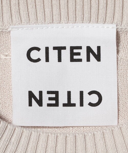 CITEN（シテン）の「＜CITEN＞CITENロゴニット（ニット/セーター・レディース・ブラック/ベージュ/ピンク・FREE）」の19枚目の写真