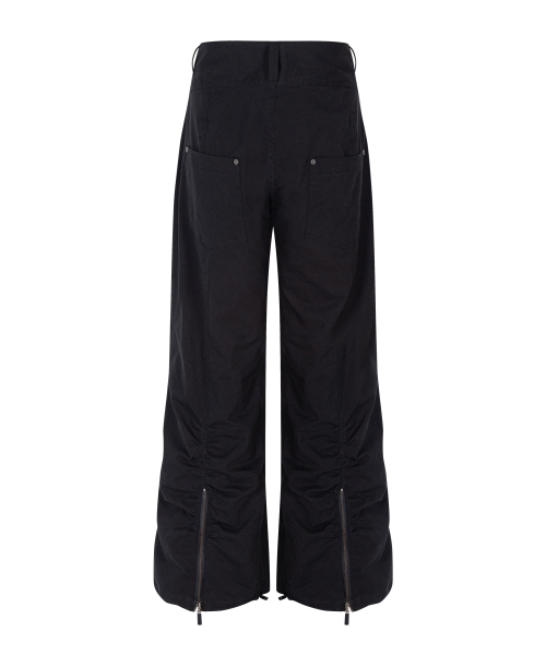 PLEASENOFOLLOW（プリーズノーフォロー）の「Ava Parachute Wide Pants (Black)（その他パンツ・レディース・その他・SMALL/MEDIUM）」の4枚目の写真