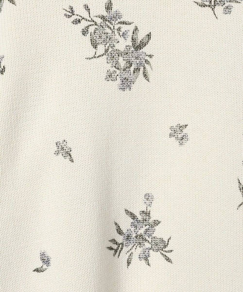 JEANASIS（ジーナシス）の「コットンフラワープリントプルオーバー/650165（ニット/セーター・レディース・ホワイト系その他/ブラック系その他/グレー系その他・FREE）」の15枚目の写真