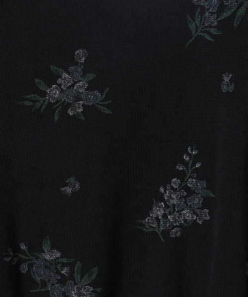 JEANASIS（ジーナシス）の「コットンフラワープリントプルオーバー/650165（ニット/セーター・レディース・ホワイト系その他/ブラック系その他/グレー系その他・FREE）」の16枚目の写真