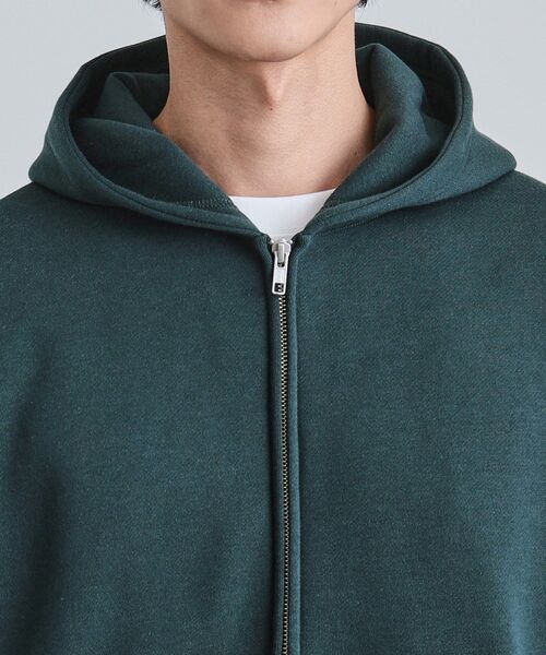 tk.TAKEO KIKUCHI（ティーケータケオキクチ）の「ボリュームスリーブジップパーカ（パーカー・メンズ・グレー系4/ブラック/モスグリーン・02/03）」の19枚目の写真