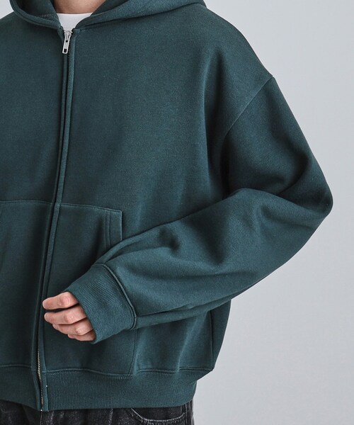 tk.TAKEO KIKUCHI（ティーケータケオキクチ）の「ボリュームスリーブジップパーカ（パーカー・メンズ・グレー系4/ブラック/モスグリーン・02/03）」の20枚目の写真