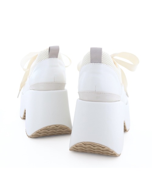 byあしながおじさん（バイアシナガオジサン）の「防滑｜厚底レースアップマニッシュ　8990039（その他シューズ・レディース・アイボリー/ブラック・LL/L/M/S）」の9枚目の写真