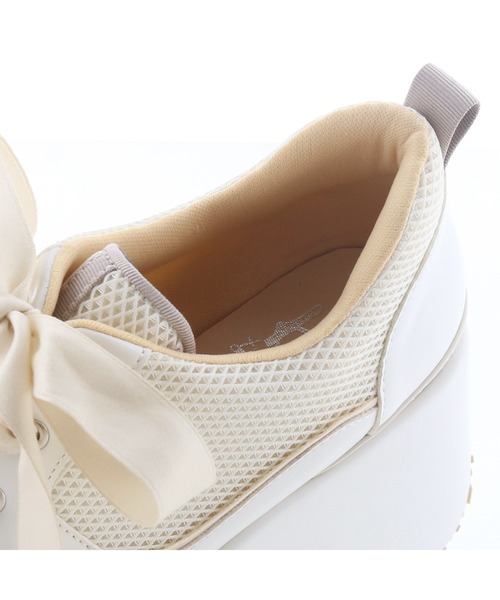 byあしながおじさん（バイアシナガオジサン）の「防滑｜厚底レースアップマニッシュ　8990039（その他シューズ・レディース・アイボリー/ブラック・LL/L/M/S）」の13枚目の写真