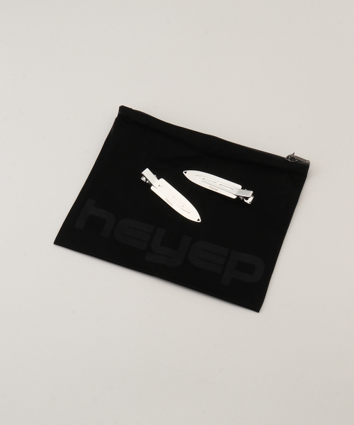 IENA（イエナ）の「HEYEP/ヘイップ Flat Hair Clips-2 Piece Set ヘアクリップ HP08824（バレッタ/ヘアクリップ・レディース・シルバー・FREE）」の8枚目の写真