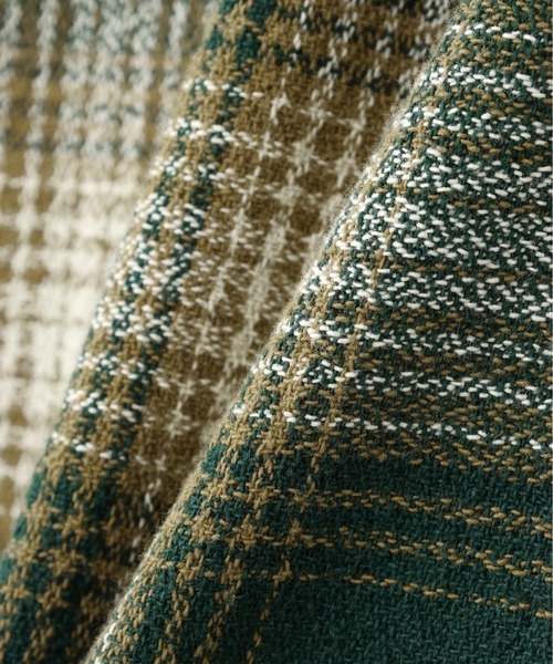 AVIREX（アヴィレックス）の「OMBRE CHECK SHIRT（シャツ/ブラウス・レディース・バーガンディー/グリーン/チャコールグレー・F）」の22枚目の写真