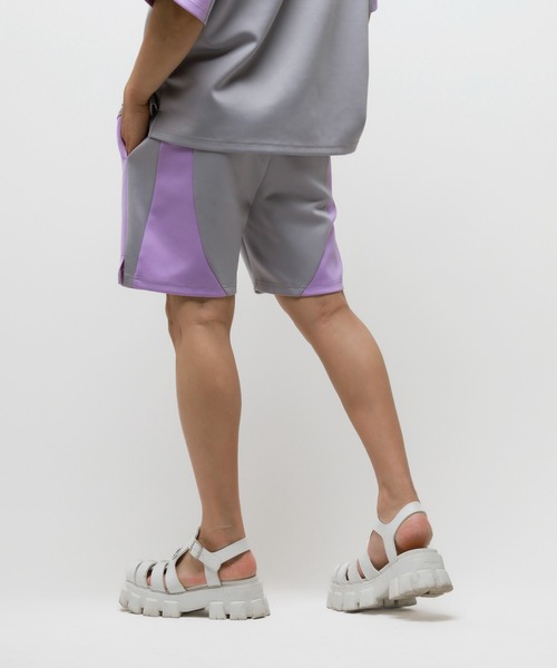 VANQUISH（ヴァンキッシュ）の「VANQUISH / ヴァンキッシュ スポーティー トラックショーツ Ver.2（その他パンツ・メンズ・グレー/ホワイト・L/M）」の7枚目の写真