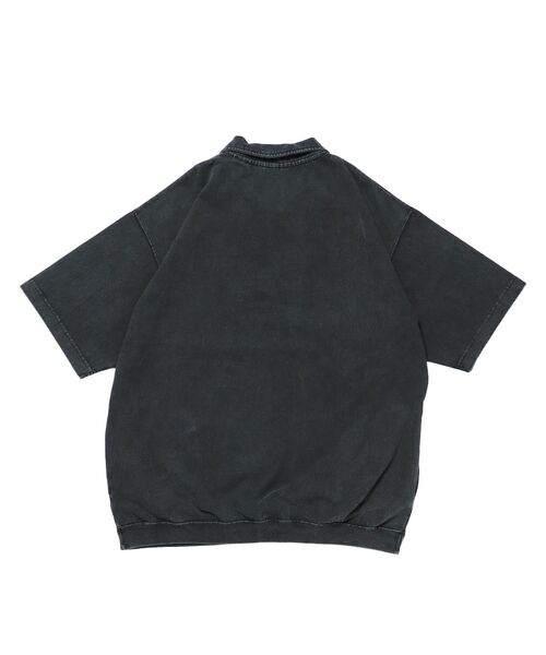 BEN DAVIS(ベンデイビス)の「【BEN DAVIS(ベンデイビス)】VNTG 1/4 TOP / ハーフジップ 半袖 加工 ワンポイント 刺繍 シンプル(Tシャツ/カットソー・メンズ・ピンク系その他2/カーキ/ブラック・X-LARGE/LARGE/MEDIUM)」の9枚目の写真