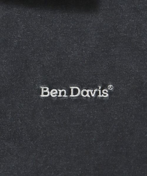 BEN DAVIS(ベンデイビス)の「【BEN DAVIS(ベンデイビス)】VNTG 1/4 TOP / ハーフジップ 半袖 加工 ワンポイント 刺繍 シンプル(Tシャツ/カットソー・メンズ・ピンク系その他2/カーキ/ブラック・X-LARGE/LARGE/MEDIUM)」の10枚目の写真
