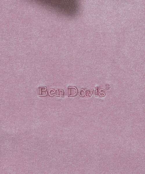 BEN DAVIS(ベンデイビス)の「【BEN DAVIS(ベンデイビス)】VNTG 1/4 TOP / ハーフジップ 半袖 加工 ワンポイント 刺繍 シンプル(Tシャツ/カットソー・メンズ・ピンク系その他2/カーキ/ブラック・X-LARGE/LARGE/MEDIUM)」の16枚目の写真