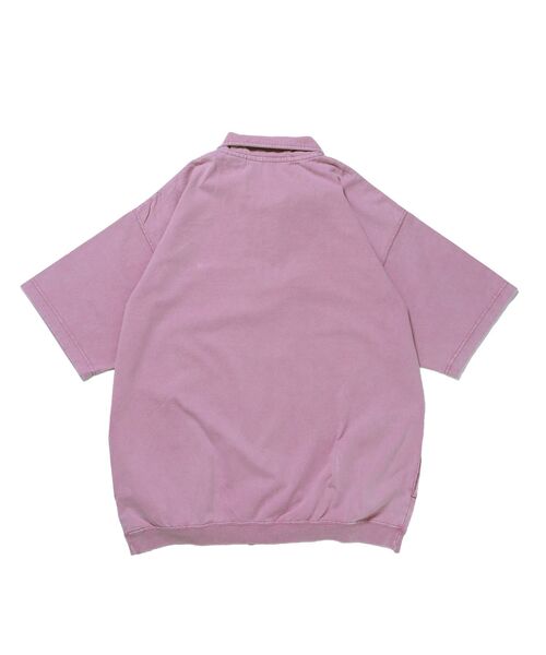 BEN DAVIS(ベンデイビス)の「【BEN DAVIS(ベンデイビス)】VNTG 1/4 TOP / ハーフジップ 半袖 加工 ワンポイント 刺繍 シンプル(Tシャツ/カットソー・メンズ・ピンク系その他2/カーキ/ブラック・X-LARGE/LARGE/MEDIUM)」の19枚目の写真