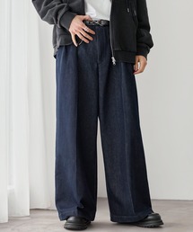 ETELIO（エテリオ）の「WASH-FAST 2タックセンタープレスデニムスラックス（デニムパンツ）」