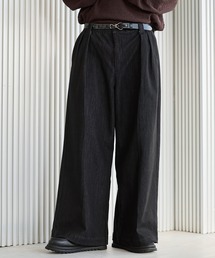ETELIO | WASH-FAST 2タックセンタープレスデニムスラックス(デニムパンツ)