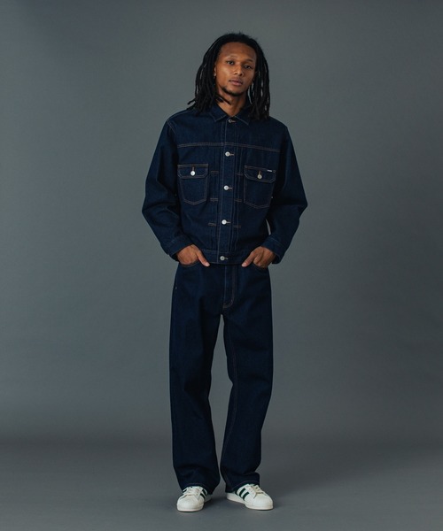 XLARGE（エクストララージ）の「STAR LOGO DENIM PANTS（デニムパンツ・メンズ・インディゴブルー/ブラック・30inch/32inch/34inch/36inch）」の8枚目の写真