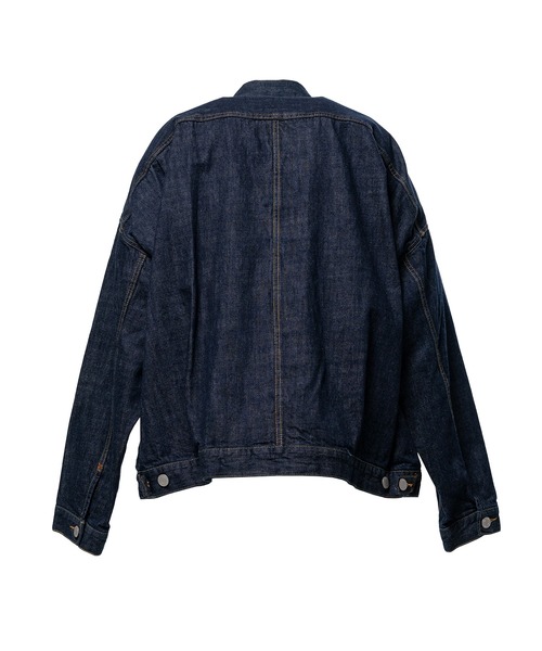 In・stru(men-tal).(インストルメンタル)の「One Washed Selvage Denim Jacket(ブルゾン・メンズ・インディゴブルー/ブラック・44/46/48)」の3枚目の写真