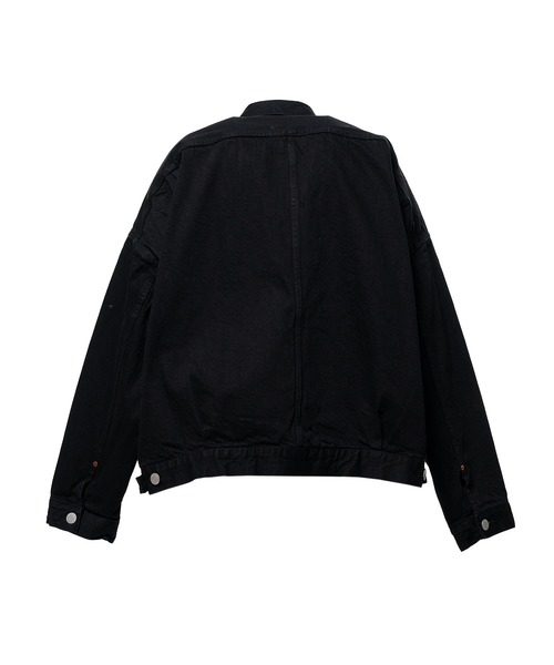 In・stru(men-tal).(インストルメンタル)の「One Washed Selvage Denim Jacket(ブルゾン・メンズ・インディゴブルー/ブラック・44/46/48)」の12枚目の写真