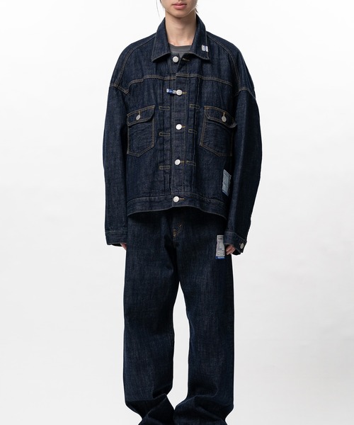 In・stru(men-tal).(インストルメンタル)の「One Washed Selvage Denim Jacket(ブルゾン・メンズ・インディゴブルー/ブラック・44/46/48)」の4枚目の写真