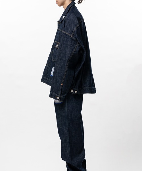 In・stru(men-tal).(インストルメンタル)の「One Washed Selvage Denim Jacket(ブルゾン・メンズ・インディゴブルー/ブラック・44/46/48)」の5枚目の写真