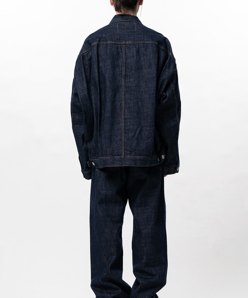 In・stru(men-tal).(インストルメンタル)の「One Washed Selvage Denim Jacket(ブルゾン・メンズ・インディゴブルー/ブラック・44/46/48)」の6枚目の写真