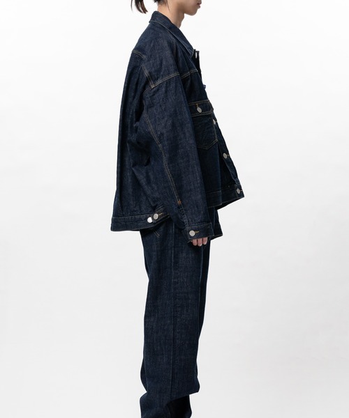 In・stru(men-tal).(インストルメンタル)の「One Washed Selvage Denim Jacket(ブルゾン・メンズ・インディゴブルー/ブラック・44/46/48)」の7枚目の写真