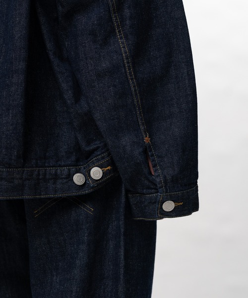 In・stru(men-tal).(インストルメンタル)の「One Washed Selvage Denim Jacket(ブルゾン・メンズ・インディゴブルー/ブラック・44/46/48)」の10枚目の写真