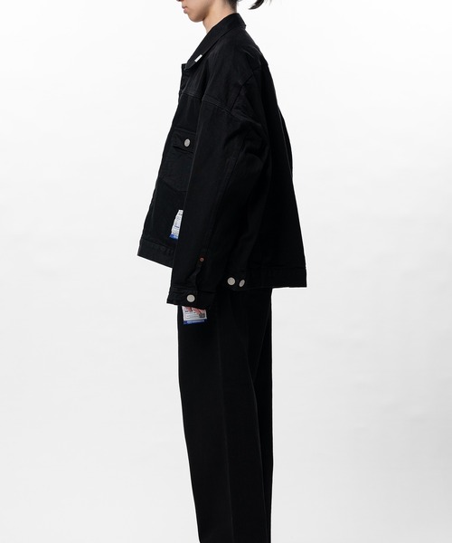 In・stru(men-tal).(インストルメンタル)の「One Washed Selvage Denim Jacket(ブルゾン・メンズ・インディゴブルー/ブラック・44/46/48)」の14枚目の写真