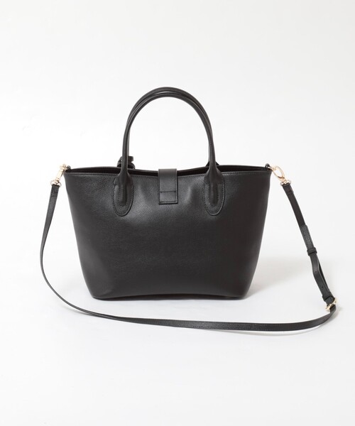 NOLLEY’S(ノーリーズ)の「HINERIフラップトートバッグ(トートバッグ・レディース・ブラック/ライトベージュ・FREE)」の17枚目の写真