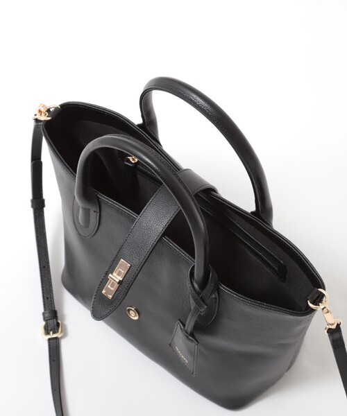 NOLLEY’S(ノーリーズ)の「HINERIフラップトートバッグ(トートバッグ・レディース・ブラック/ライトベージュ・FREE)」の19枚目の写真