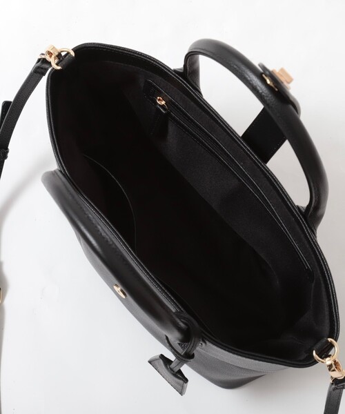 NOLLEY’S(ノーリーズ)の「HINERIフラップトートバッグ(トートバッグ・レディース・ブラック/ライトベージュ・FREE)」の20枚目の写真