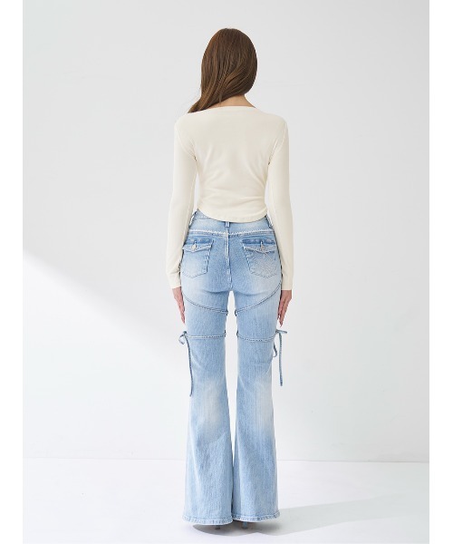 カーブシェイプシルエットロングTシャツ（Tシャツ/カットソー