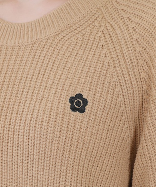 MARY QUANT(マリークワント)の「畦編みイージーニット プルオーバー(ニット/セーター・レディース・キャメル/ネイビー/グレー/ブラック・M)」の21枚目の写真