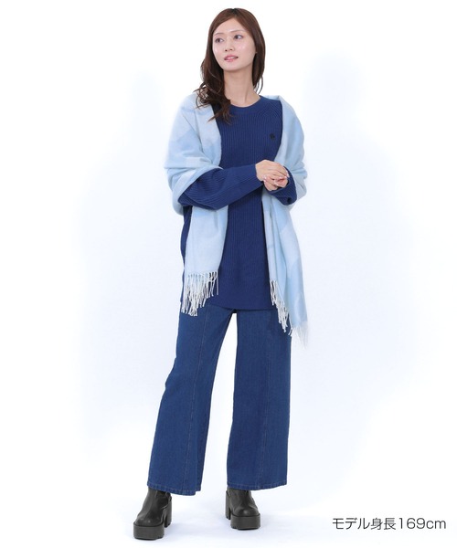 MARY QUANT(マリークワント)の「畦編みイージーニット プルオーバー(ニット/セーター・レディース・キャメル/ネイビー/グレー/ブラック・M)」の18枚目の写真