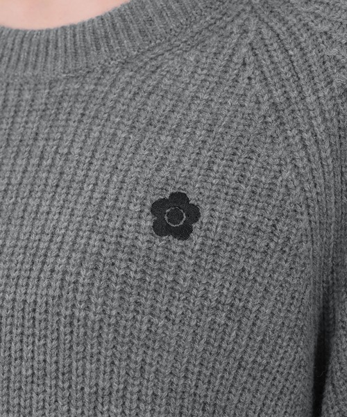 MARY QUANT(マリークワント)の「畦編みイージーニット プルオーバー(ニット/セーター・レディース・キャメル/ネイビー/グレー/ブラック・M)」の11枚目の写真