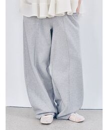 【WEB限定00サイズ】ベルト付きスウェットパンツ