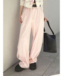 【WEB限定00サイズ】ベルト付きスウェットパンツ