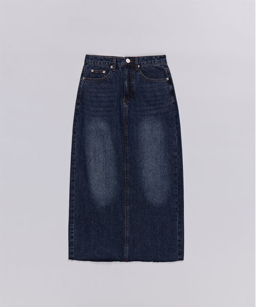 HAINT(ヘイント)の「WREN CARGO POCKET DENIM LONG SKIRT_3COLORS_DEEP BLUE(スカート・レディース・その他・S)」の2枚目の写真