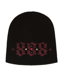 HOODHOOD（フッドフッド）の「888リベットビーニーブラック（ニットキャップ/ビーニー）」