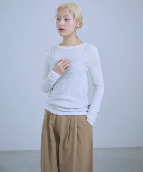 EN NEUME(エンノイム)の「Two-Tuck Barrel Leg Pants(その他パンツ・レディース・ブラック/ベージュ・FREE)」の11枚目の写真