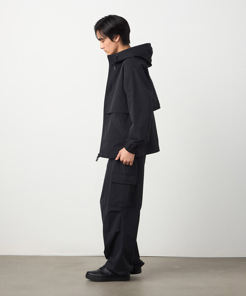 COMME CA ISM（コムサイズム）の「ナイロンストレッチ二重織 マウンテンパーカー（その他アウター・メンズ・ブラック・LARGE/MEDIUM/SMALL）」の3枚目の写真